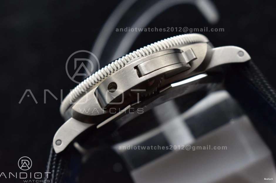 P.9010 Strap on Horn Edition Best Black Nylon Submersible Clone PAM984 VSF Dial Black Mike 1:1 1110